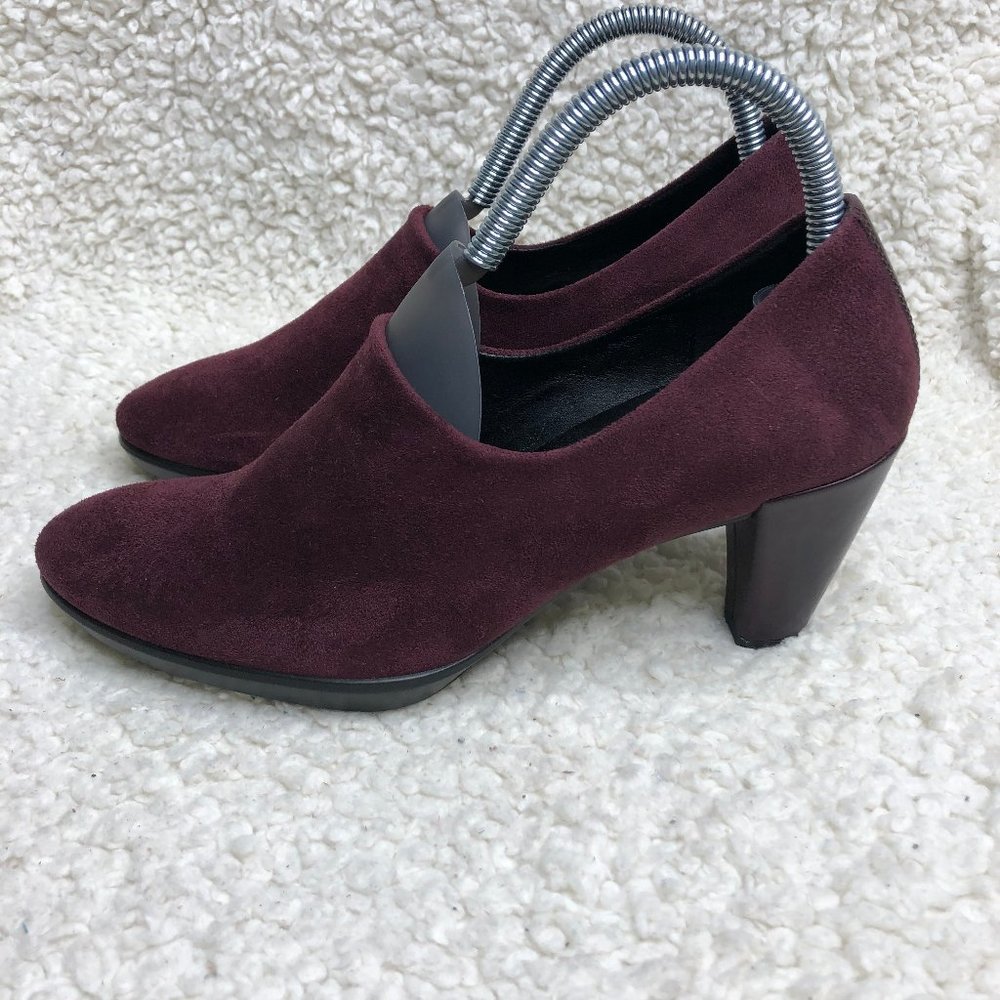 Ecco Garnet Suede Pumps Women's Size EUR 39/US 8 - 8.5 Shape 55